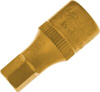 HAZET Schraubendreher-Steckschlüsseleinsatz 8501-7 - Vierkant6,3 mm (1/4 Zoll) - Innen-Sechskant Profil - 7 mm