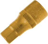 HAZET Schraubendreher-Steckschlüsseleinsatz 8501-8 - Vierkant6,3 mm (1/4 Zoll) - Innen-Sechskant Profil - 8 mm