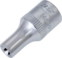 HAZET Steckschlüsseleinsatz TORX® 850-E5 - Vierkant6,3 mm (1/4 Zoll) - Außen TORX® Profil - E5