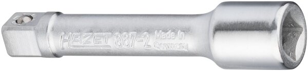 HAZET Verlängerung 867-2 - Vierkant6,3 mm (1/4 Zoll) - Vierkant 6,3 mm (1/4 Zoll)