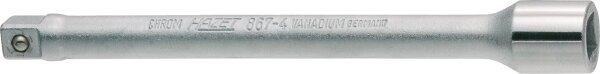 HAZET Verlängerung 867-4 - Vierkant6,3 mm (1/4 Zoll) - Vierkant 6,3 mm (1/4 Zoll)