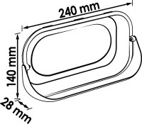 VIGOR Magnetschale mit Kunststoff-Rahmen - V5677