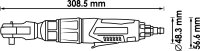 VIGOR Luftratsche - V5675 - Vierkant 12,5 mm (1/2 Zoll) - 308.5 mm
