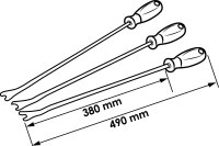 VIGOR Clip Löse Satz - V4885 - 490 mm - Anzahl Werkzeuge: 3