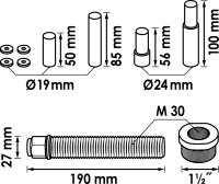 VIGOR Druckspindel Satz - manuell - V4699 - Anzahl Werkzeuge: 10