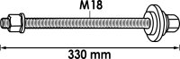 VIGOR Spindel Satz - mechanisch - V2853 - 330 mm - Anzahl Werkzeuge: 4