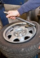VIGOR Reifen- und Montagehebel mit Kunststoff-Belag -...