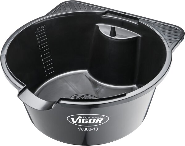 VIGOR Öl-Ablasswanne - 13 l - V6300-13 - 420 mm