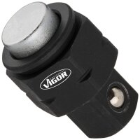 VIGOR Vierkant Adapter - V7202-2 - Außen-Sechskant 22 mm - Vierkant 12,5 mm (1/2 Zoll)