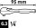 VIGOR Feinzahn-Umschaltknarre - extrakurze Ausführung - V4944-XS - Vierkant 6,3 mm (1/4 Zoll) - 95 mm