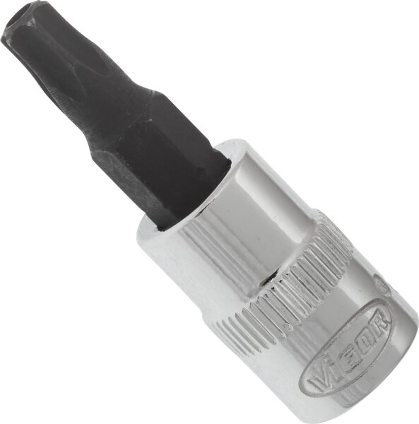 VIGOR Schraubendreher-Einsatz - V2141 - Vierkant6,3 mm (1/4 Zoll) - Tamper Resistant TORX® Profil - T27H