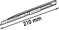 VIGOR Universalmesser - V2627 - 210 mm