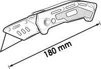 VIGOR Universal Klappmesser - V7099 - 180 mm