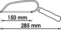 VIGOR Handbügel-Säge - klein - V2790N