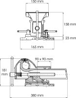 VIGOR Schraubstock - V6150