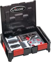 VIGOR Multibox V4700-L mit Erweiterungs Satz Kompakt-Radlager / Nabe - V5549-1 - Anzahl Werkzeuge: 14
