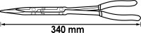 VIGOR Flachrundzange mit Doppelgelenk - V2783 - 340 mm