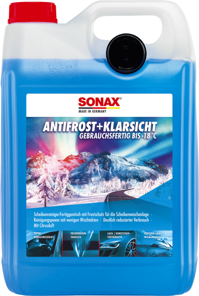 SONAX 01345000  AntiFrost+KlarSicht bis -18 °C Citrus 5 l