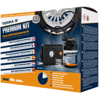 TERRAS Reifenpannenset Premium Kit - mit  450ml...