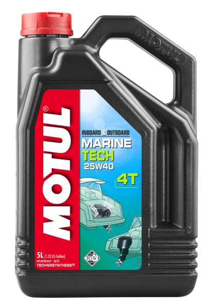 Motul Motorenöl Marine Tech 4T SAE 25W40 5 Liter 107716