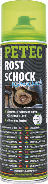 PETEC Rostschock Kälteschock Spray 500ml   (70150)