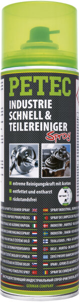 PETEC Industrie- Schnell- & Teilereiniger Spray Aceton 500ml (71750)