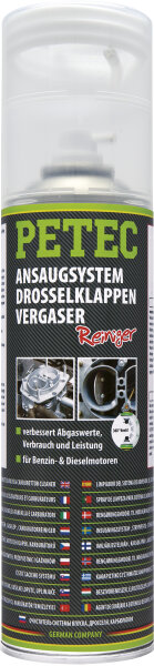 PETEC Ansaugsystem- Drosselklappen- & Vergaserreiniger Spray 500ml (72450)