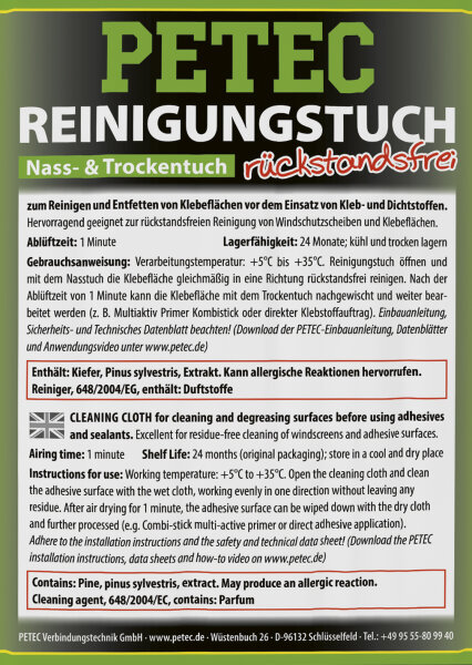 PETEC Reinigungstuch (82111)