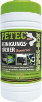PETEC Reinigungstuecher Wipes - Box Inhalt 120 Tuecher...