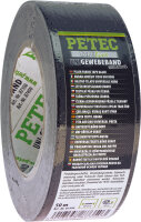 PETEC Uni-Gewebeband Schwarz 48 Mm X 50 M (87350)