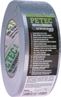 PETEC Uni-Gewebeband Silber 48 Mm X 50 M (87450)