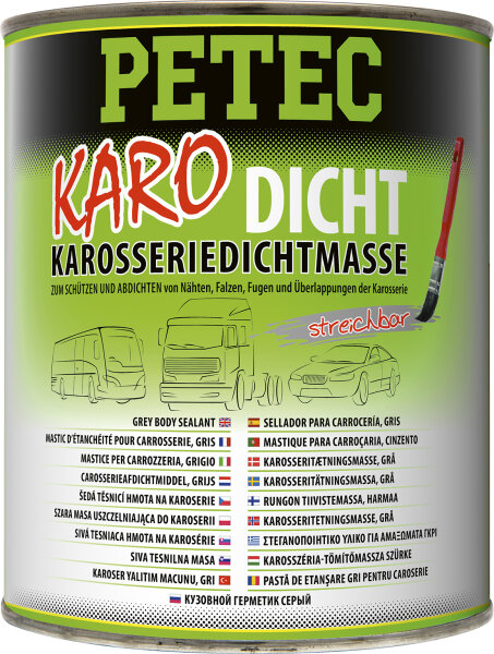 PETEC Karo-Dicht Karosseriedichtmasse Pinseldose 1.000ml (94130)