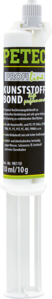 PETEC Kunststoffbond High Performance Doppelspritze 10ml (Mischungsverhältnis 10:1) (98110)