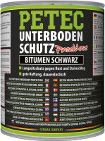 PETEC Unterbodenschutz Bitumen Schwarz Verschiedene...