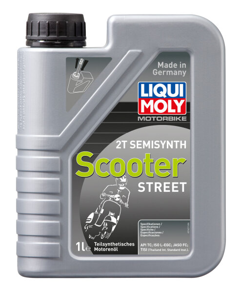 LIQUI MOLY Motorbike 2T Semisynth Scooter Street 1 l (1621)