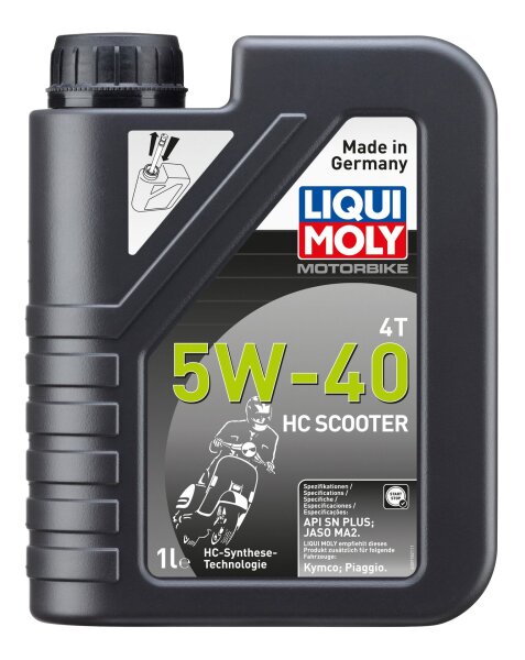 LIQUI MOLY Motorbike 4T 5W-40 HC Scooter 1 l (20829)