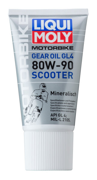 LIQUI MOLY Motorbike Gear Oil (GL4) 80W-90 Scooter 150 ml (1680)