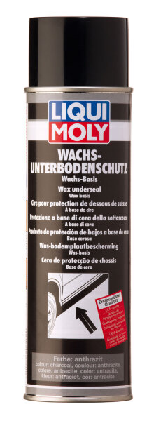 LIQUI MOLY Wachsunterbodenschutz anthrazit/schwarz (Spray) 500 ml (6100)