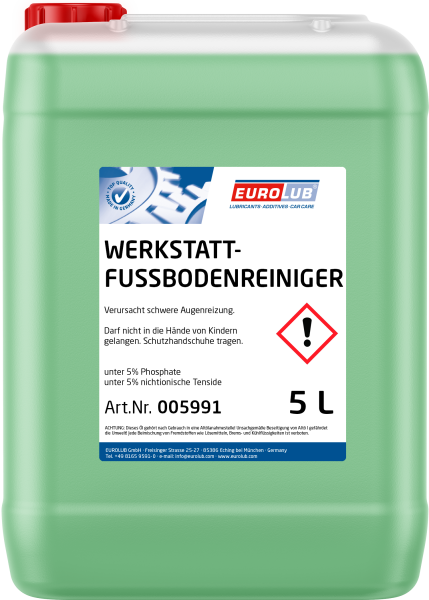 EUROLUB WERKSTATT-FUSSBODENREINIGER - 5 L (005991)