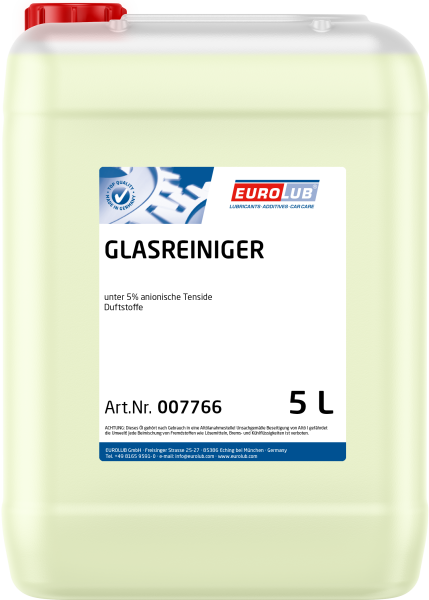 EUROLUB GLASREINIGER - 5 L (007766)
