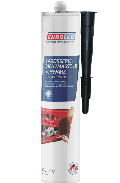 EUROLUB KAROSSERIEDICHTMASSE MS SCHWARZ - 290 ml (002556)