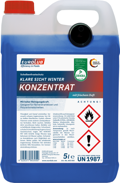 EUROLUB KLARE SICHT WINTER KONZENTRAT bis -60°