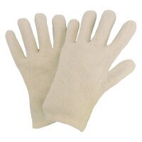 Nitras Baumwoll-Trikot-Handschuhe, naturfarben  Gr.10 (5202)