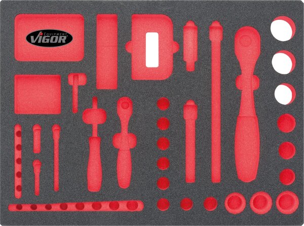 VIGOR Weichschaum-Einlage - leer - V24 - (verschiedene Ausführungen)