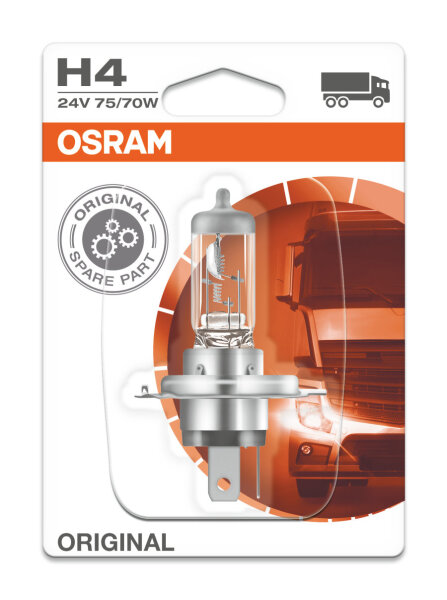OSRAM Original H4 24V Einzelblister 64196-01B
