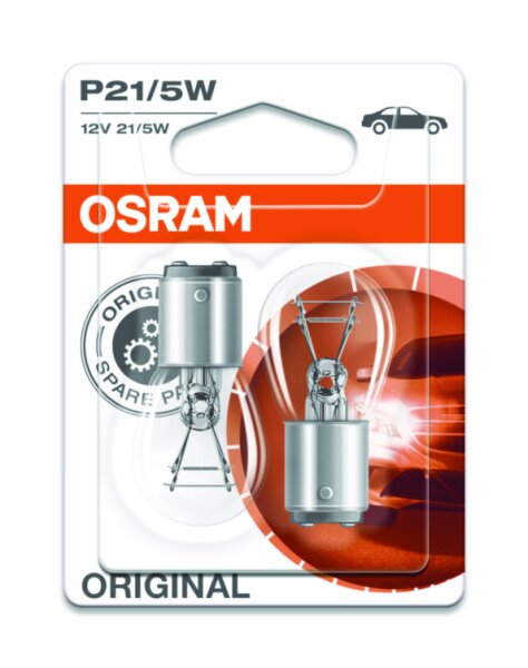 OSRAM Original P21/5W 12V Doppelblister 7528-02B