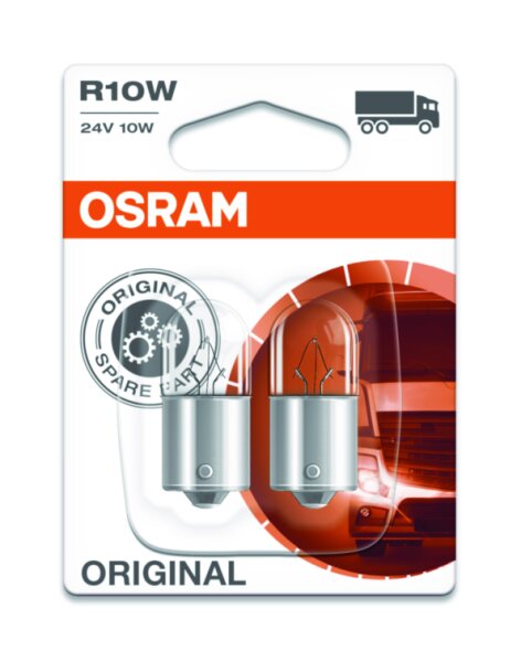 OSRAM Original R10W 24V Doppelblister 5637-02B
