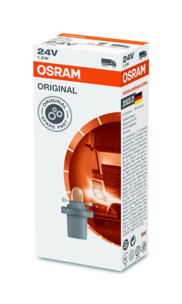 OSRAM Original 24V 1,2W Kunststoffsockel Faltschachtel 2741MF