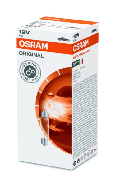 OSRAM Original 12V 5W 41mm Soffitte Faltschachtel 6413