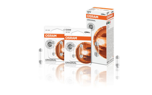 OSRAM Original 12V 10W 36mm Soffitte Faltschachtel 6461